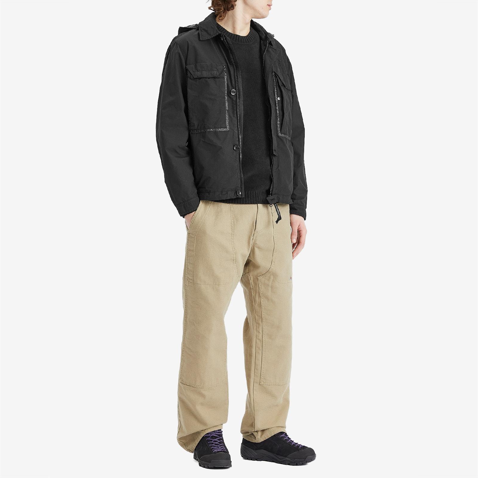 C.P. Company Flatt Nylon Goggle Overshirt in Black for Men C.P. Company Flatt Nylon Goggle Overshirt in Black for Men