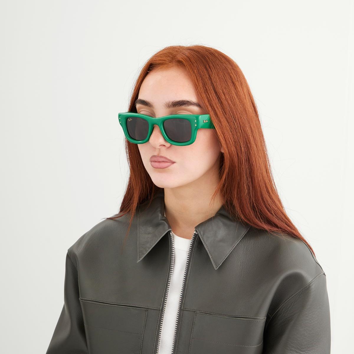 Ray-Ban X A$Ap Rocky Wayfarer Puffer Sunglasses in Green | Lyst UK