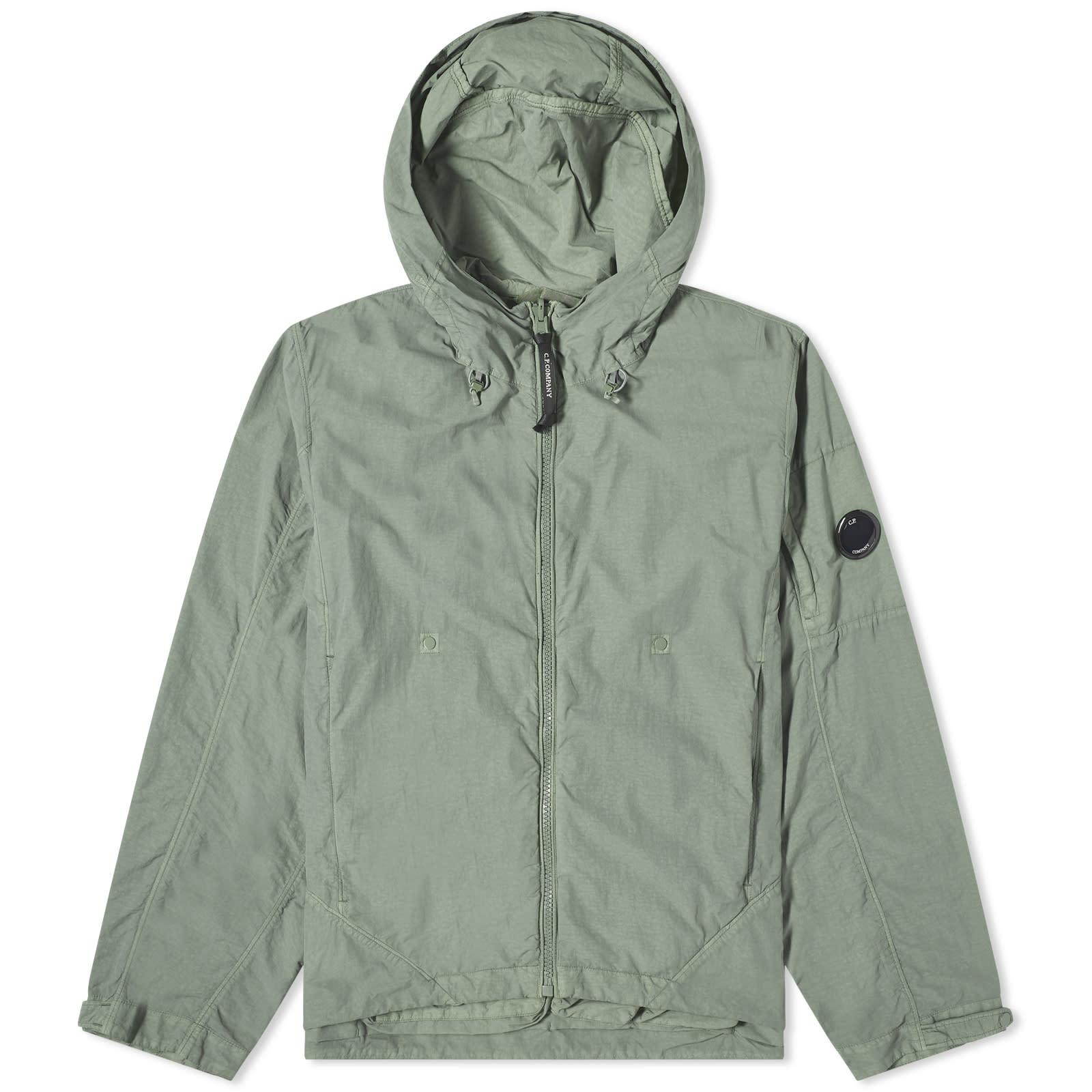 C.P. Company Flatt Nylon Reversible Hooded Jacket in Green for Men 
