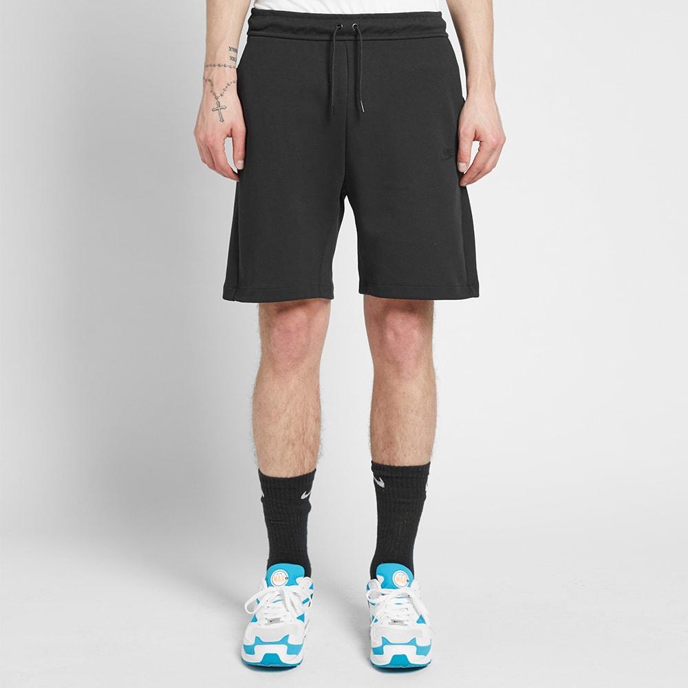 Nike Tech Fleece Short in Black for Men - Save 13% - Lyst