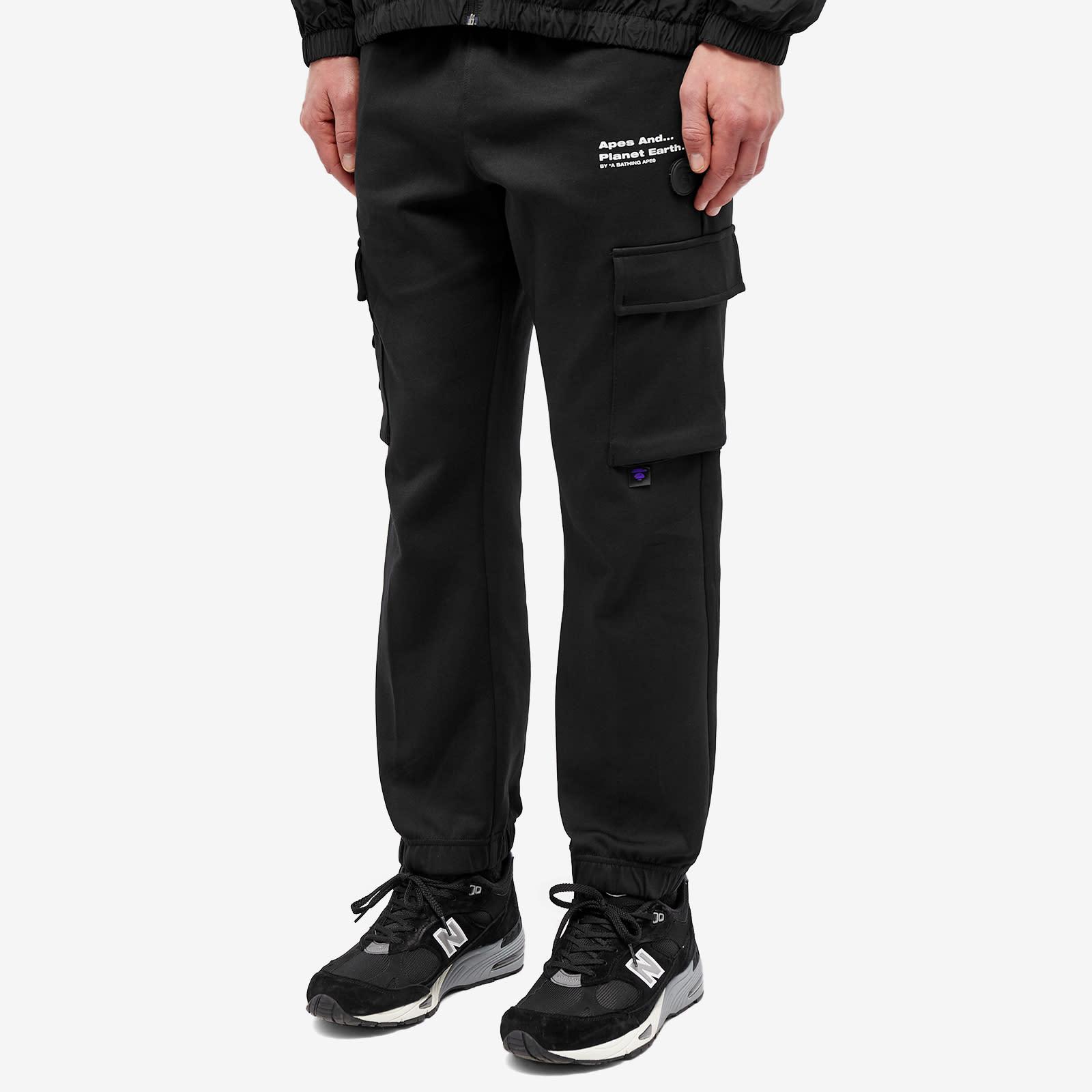 Aape By A Bathing Ape Aape Team Cargo Pants in Black for Men Lyst Canada