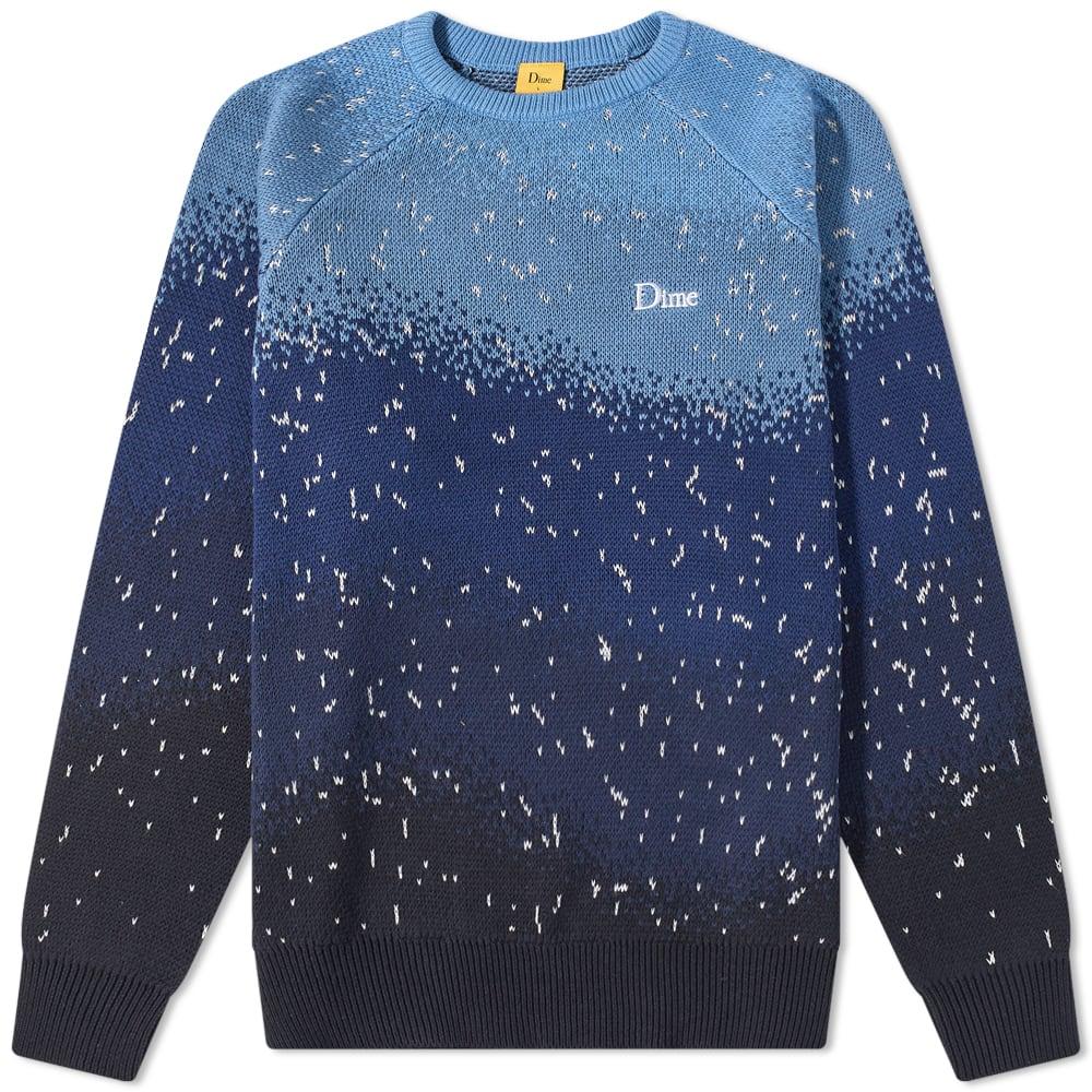 Dime Men's Blue Magic Heavy Crew Knit