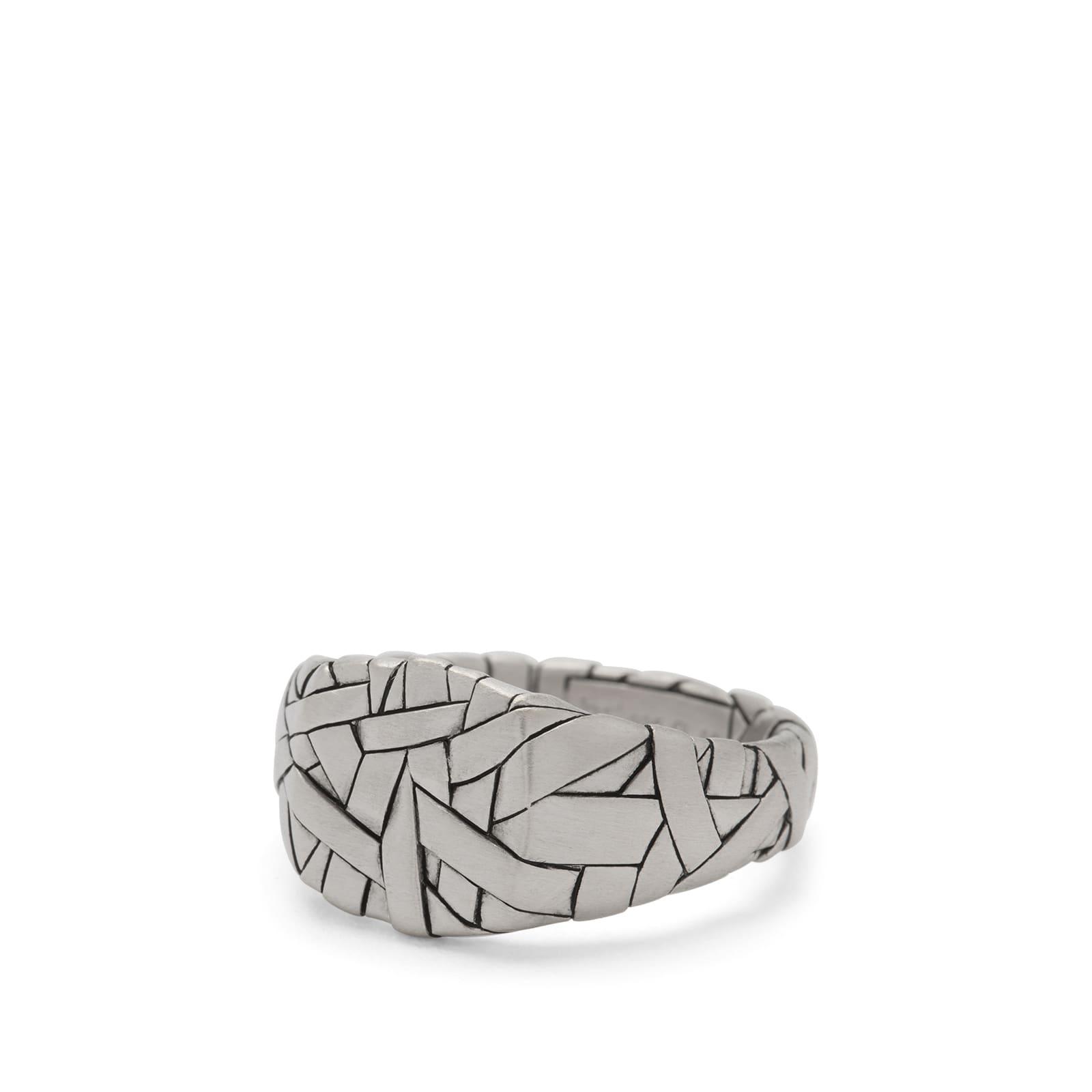 Tom Wood Small Quilt Ring in White | Lyst