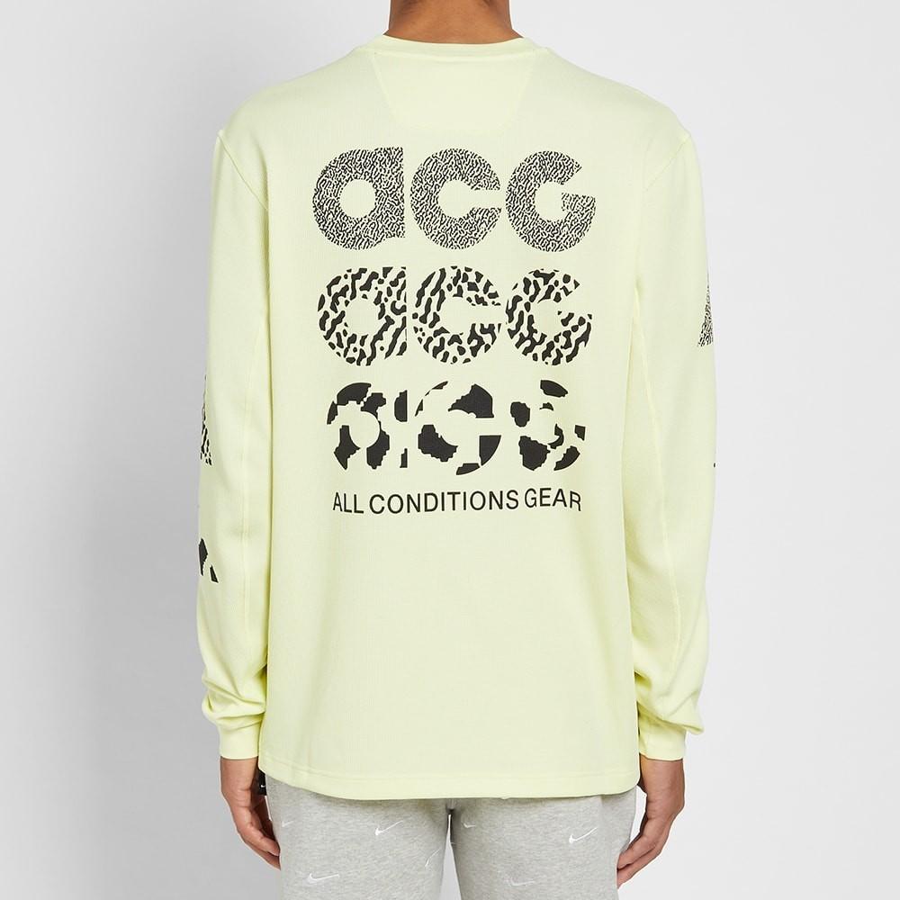 nike acg long sleeve knit tee
