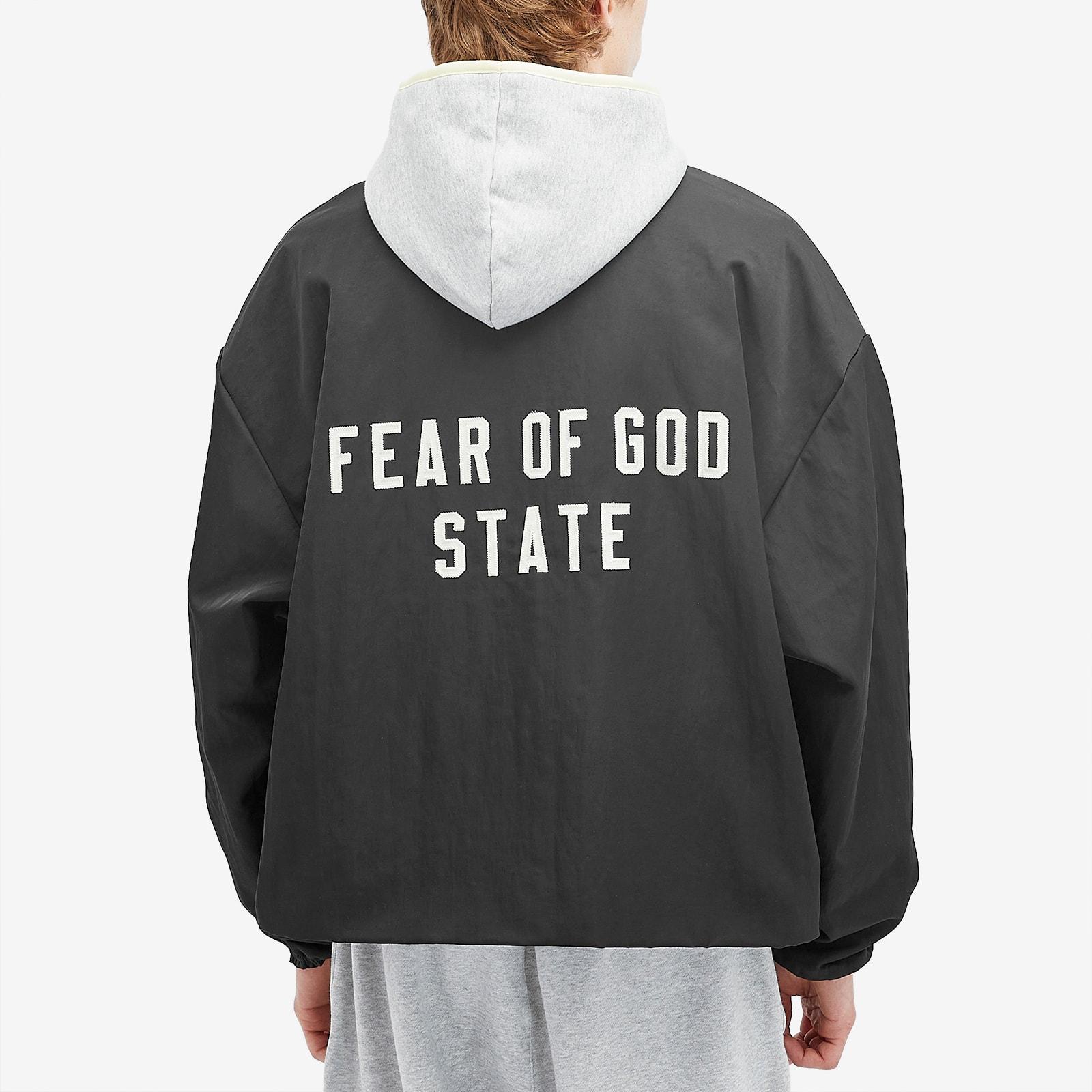 Fear Of God Textured Nylon Trucker Jacket in Black for Men Fear Of God Textured Nylon Trucker Jacket in Black for Men