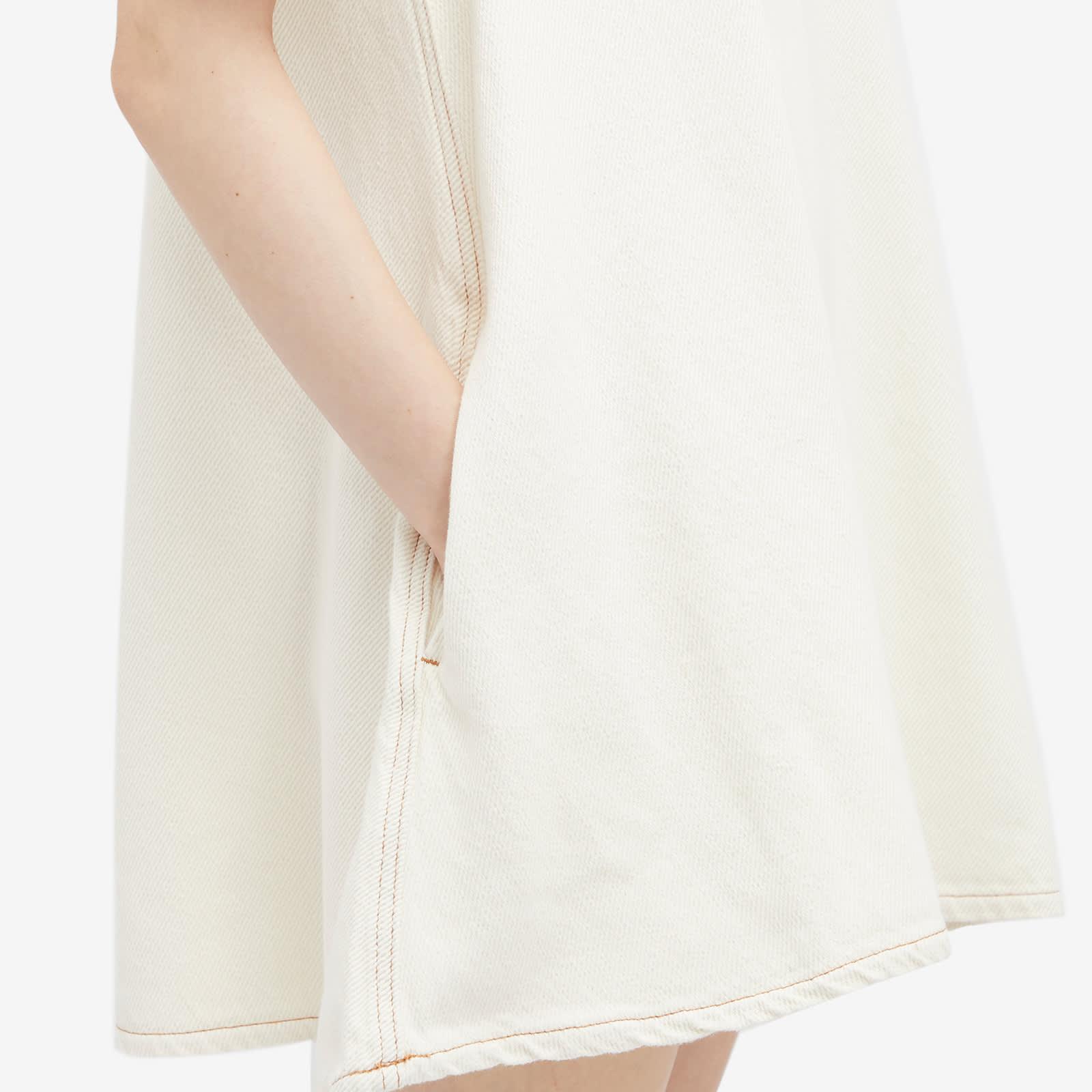 GANNI ♥ Heavy Denim Mini Dress/追跡付 Egret Heavy Denim Mini Dress | GANNI