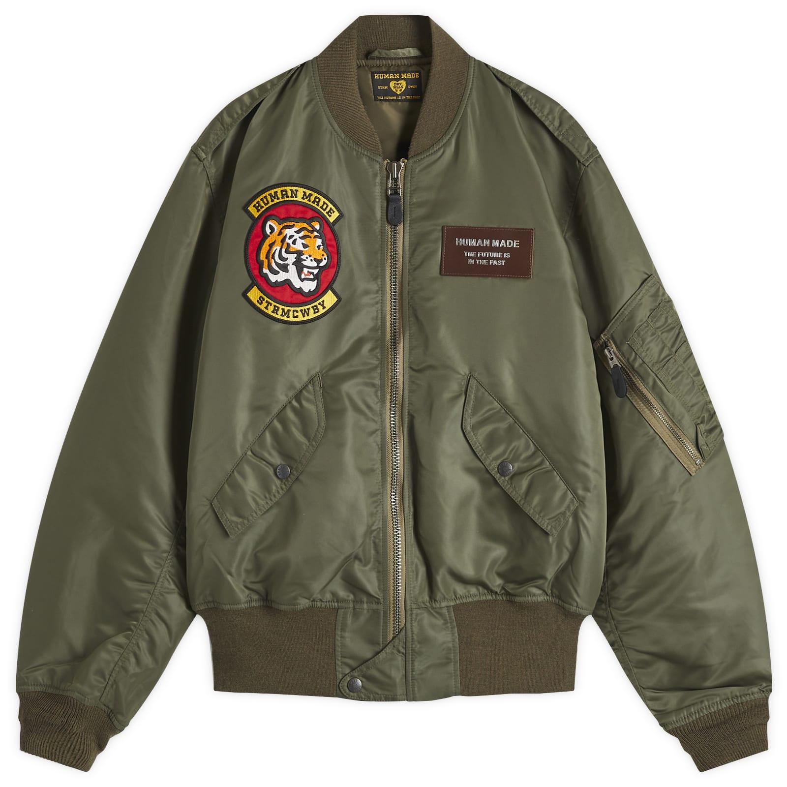 Human Made Flight Jacket in Green for Men | Lyst UK