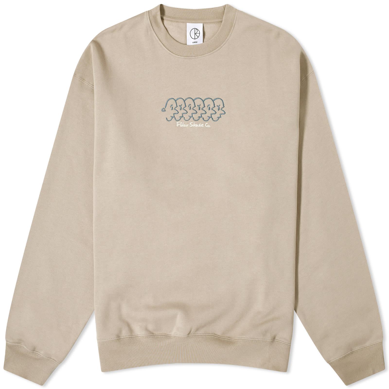POLAR SKATE Faces Crew Sweat in Natural for Men Lyst