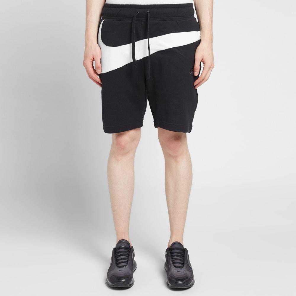 nike big check shorts