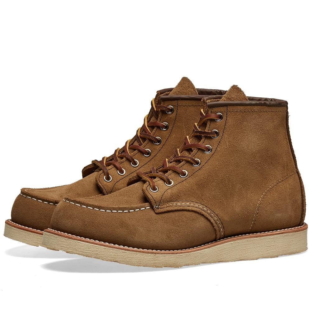 red wings moc toe boot