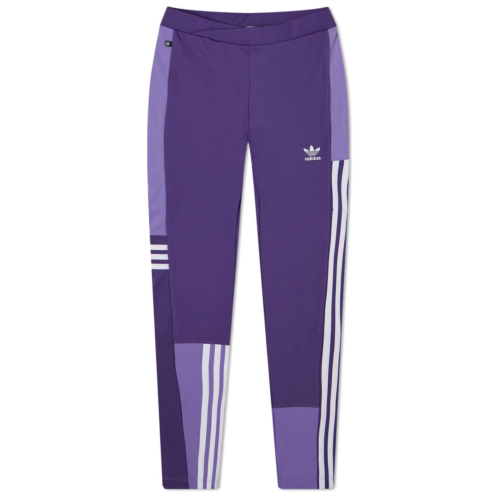 adidas Superstar leggings in Purple | Lyst