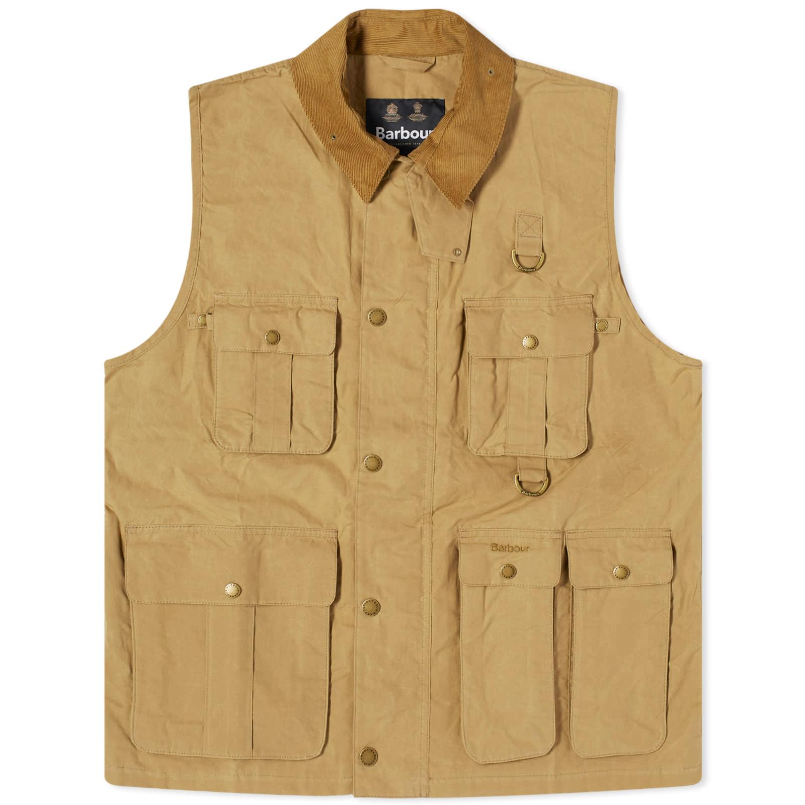 Barbour Heritage Modified Transport Vest in Natural for Men Lyst Canada