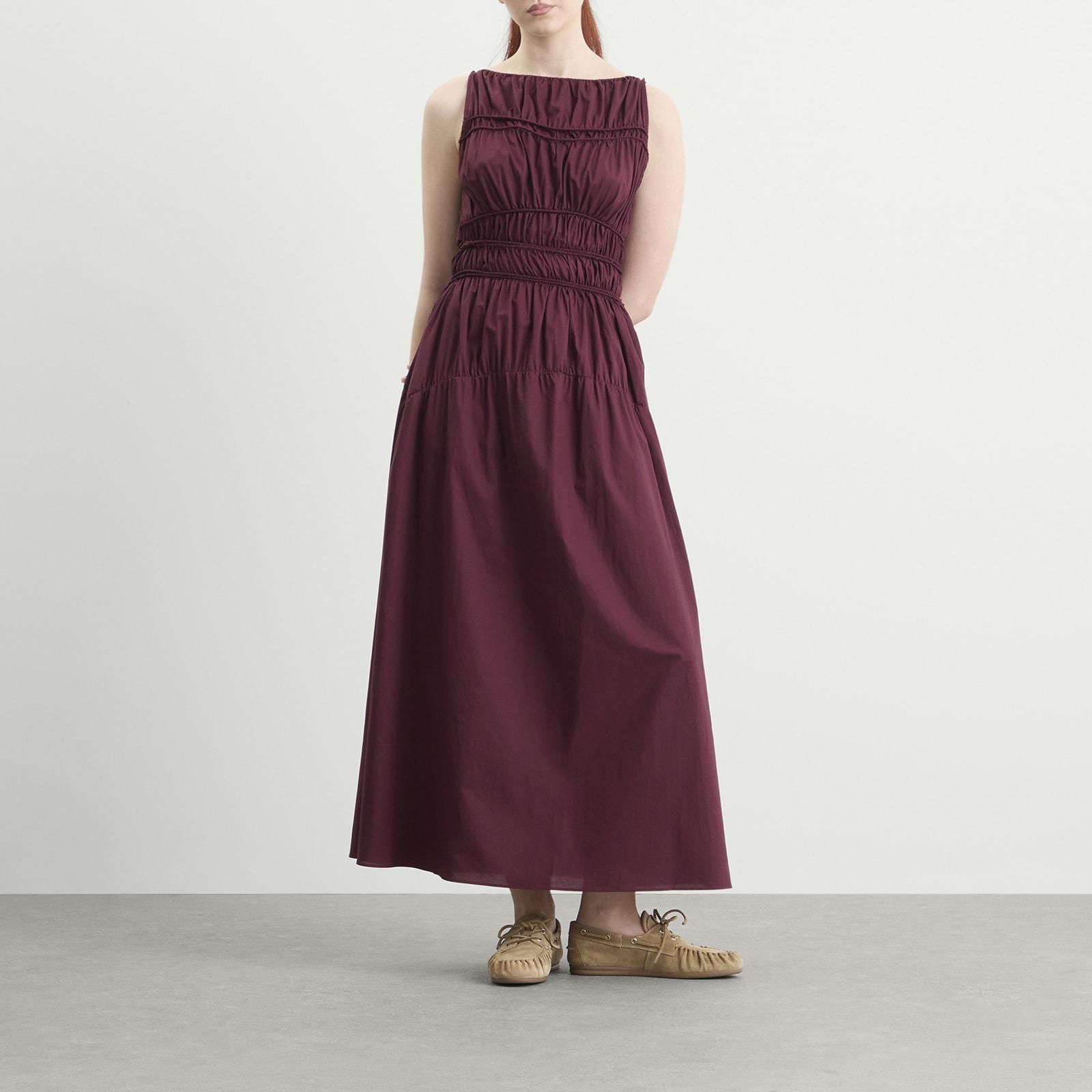 faithfull the brand purple dress FAITHFULL Madella Midi Dress in Grape