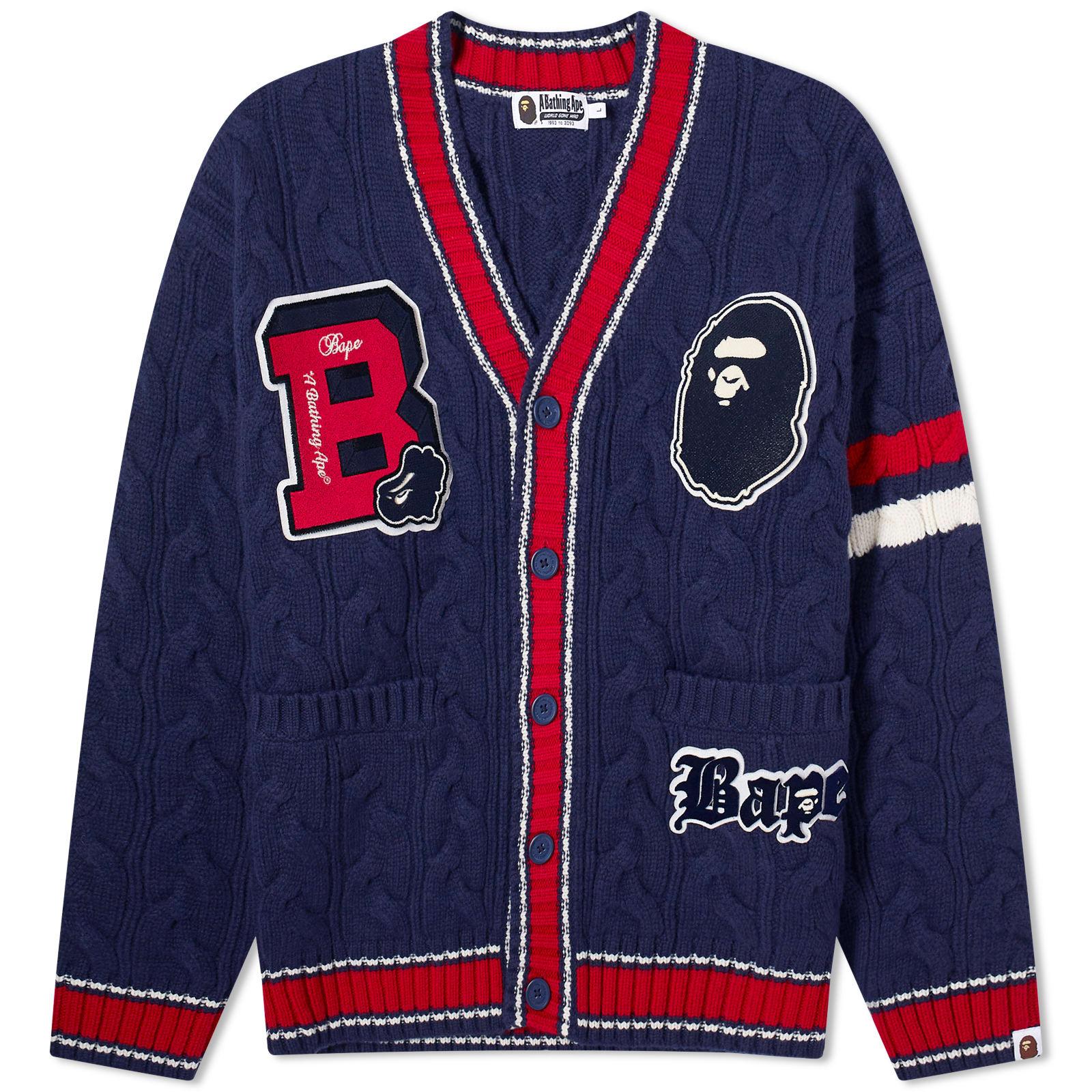 美品A BATHING APE大猿デザイン カーディガン 2025年最新】A BATHING