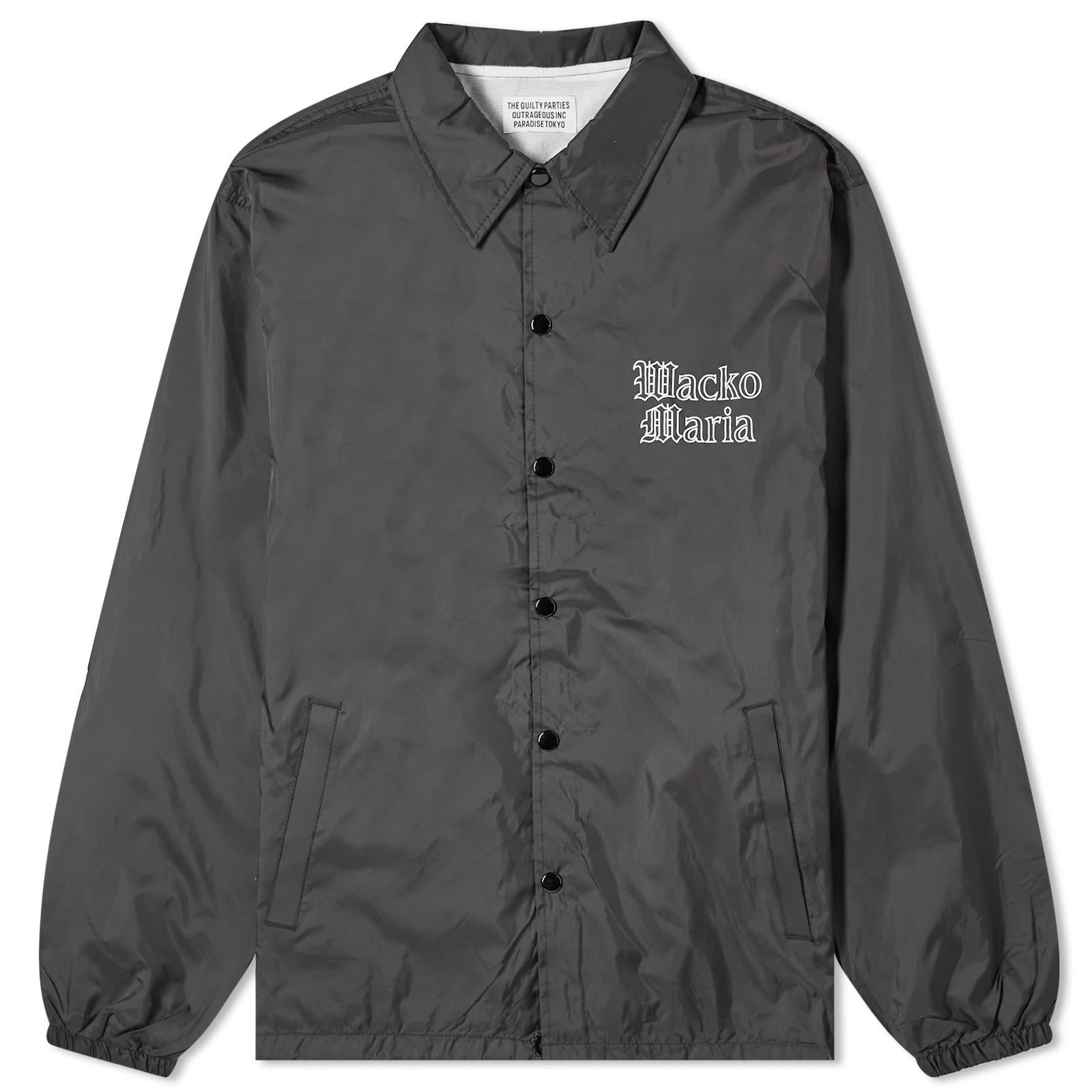 Wacko Maria Gothic Logo Coach Jacket in Black for Men | Lyst Wacko Maria Gothic Logo Coach Jacket in Black for Men | Lyst