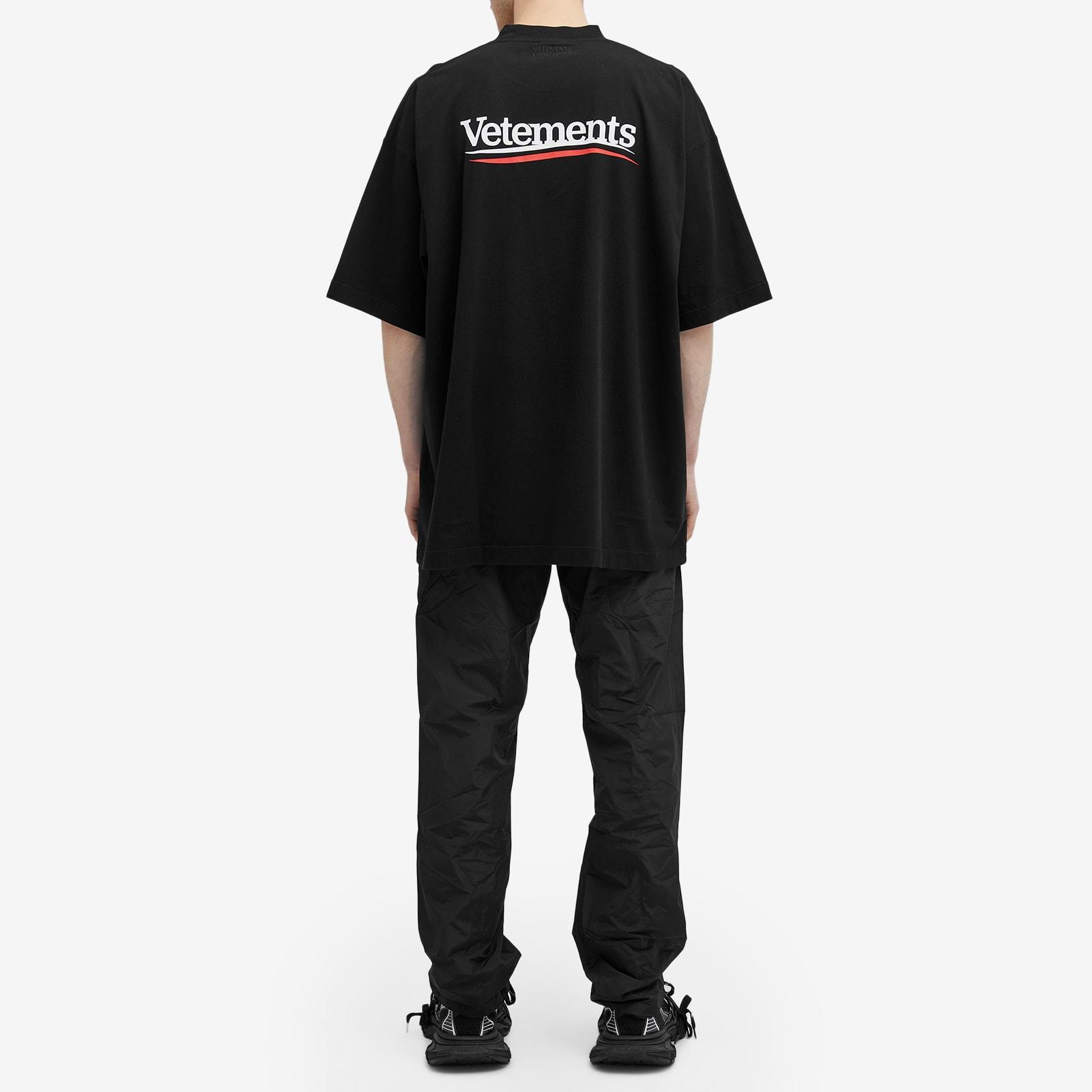 Vetements Campaign Logo T-Shirt in Black for Men | Lyst UK