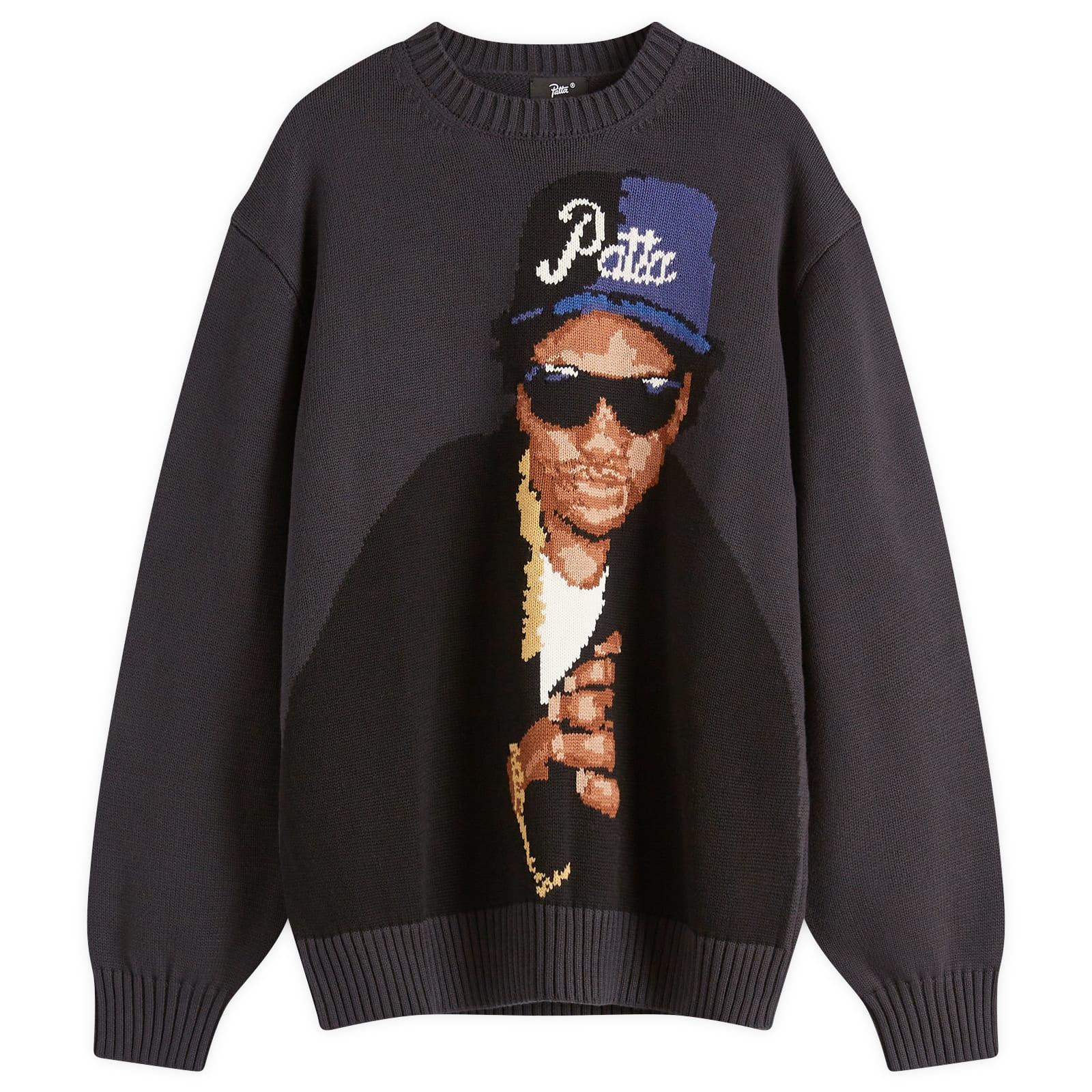 PATTA Old School Knit Jumper in Black for Men Lyst