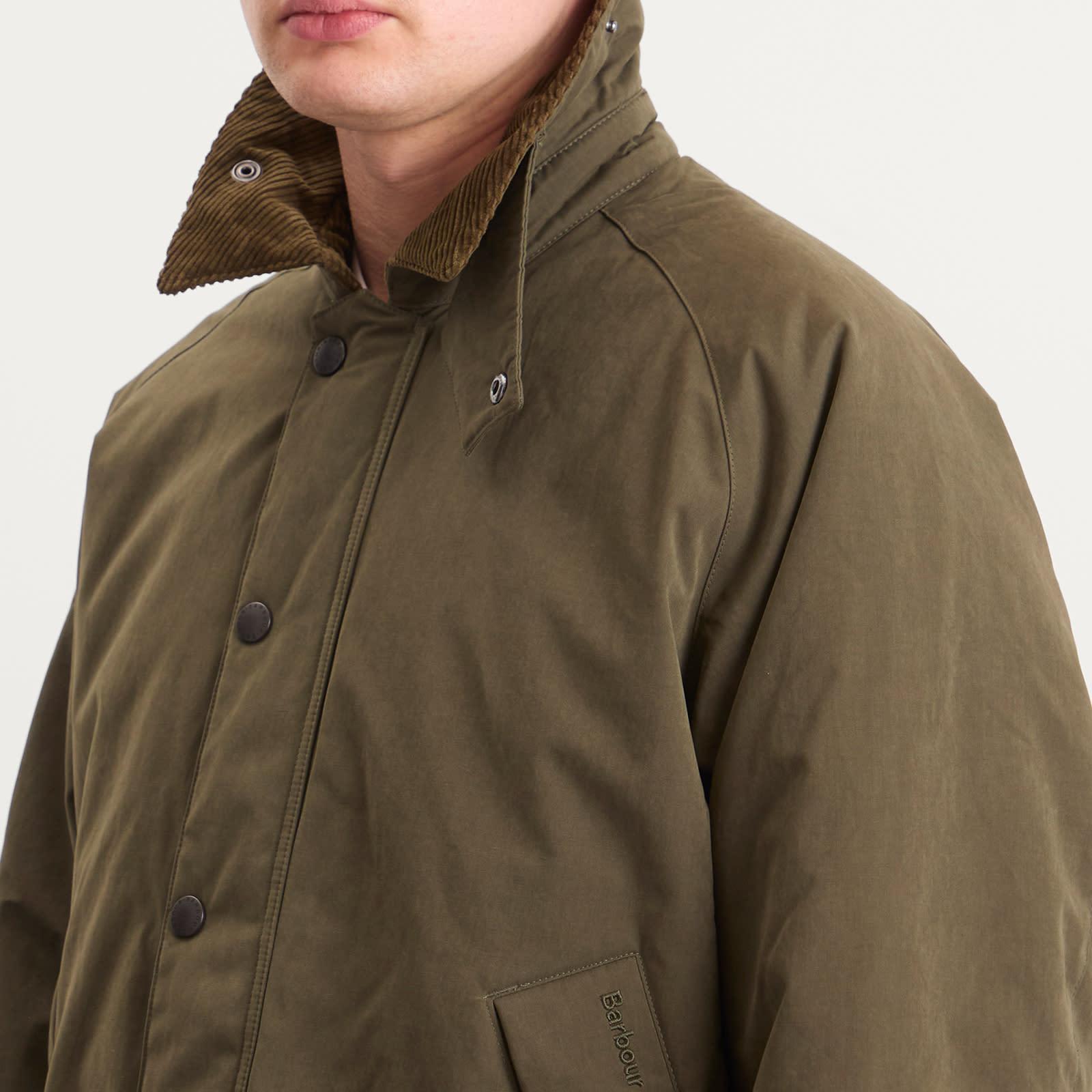 Barbour Padded Transport Jacket in Green for Men | Lyst