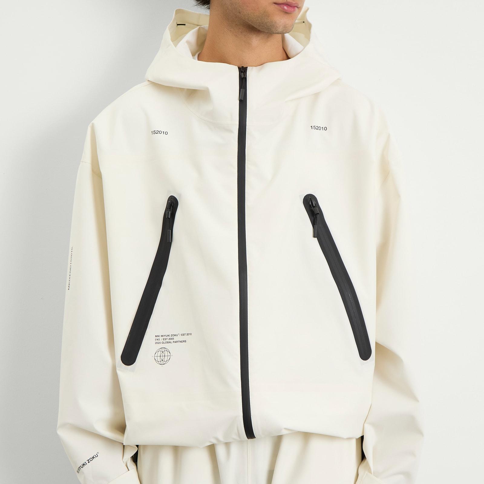 【新品未着用タグ付】 HYEON/backopencamisole whiteM MKI Miyuki-Zoku End. X 152010 Shell Jacket in Natural for Men