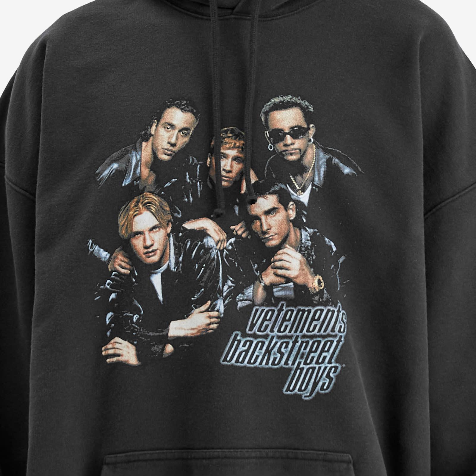 Vetements Backstreetboys Oversized Hoodie in Black for Men | Lyst