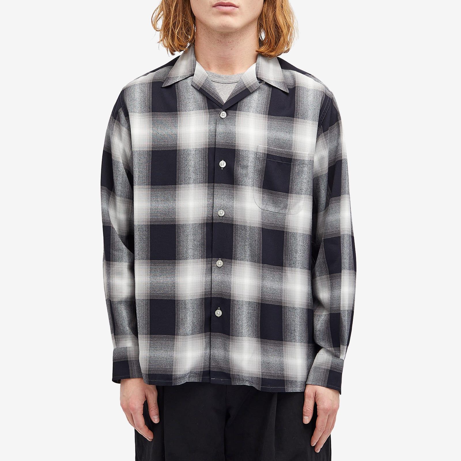 トップス wacko maria CHECK OPEN COLLAR SHIRT XL WACKO MARIA CHECK OPEN COLLAR SHIRT
