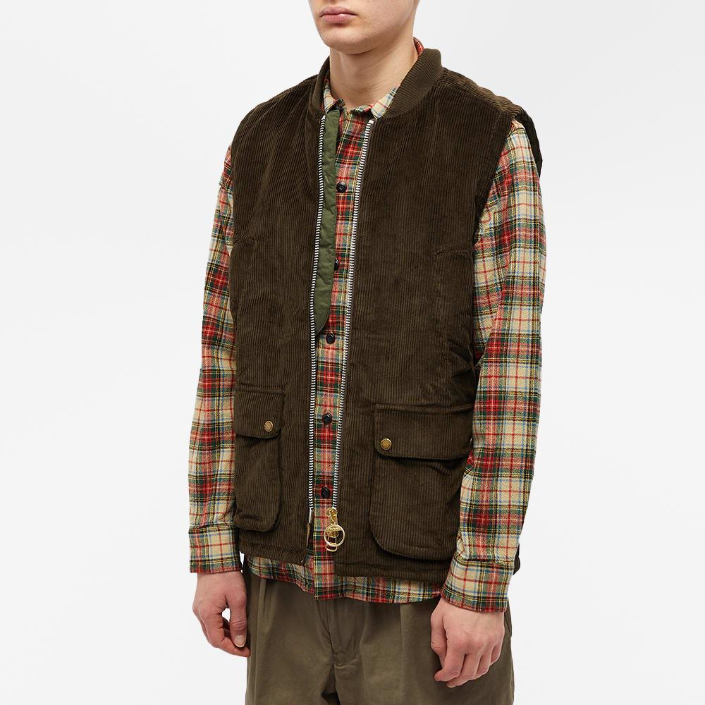 Barbour Sl Westmorland Cord Gilet in Green for Men | Lyst