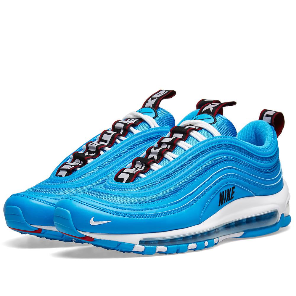 Nike Leather Air Max 97 Premium in Blue for Men - Lyst
