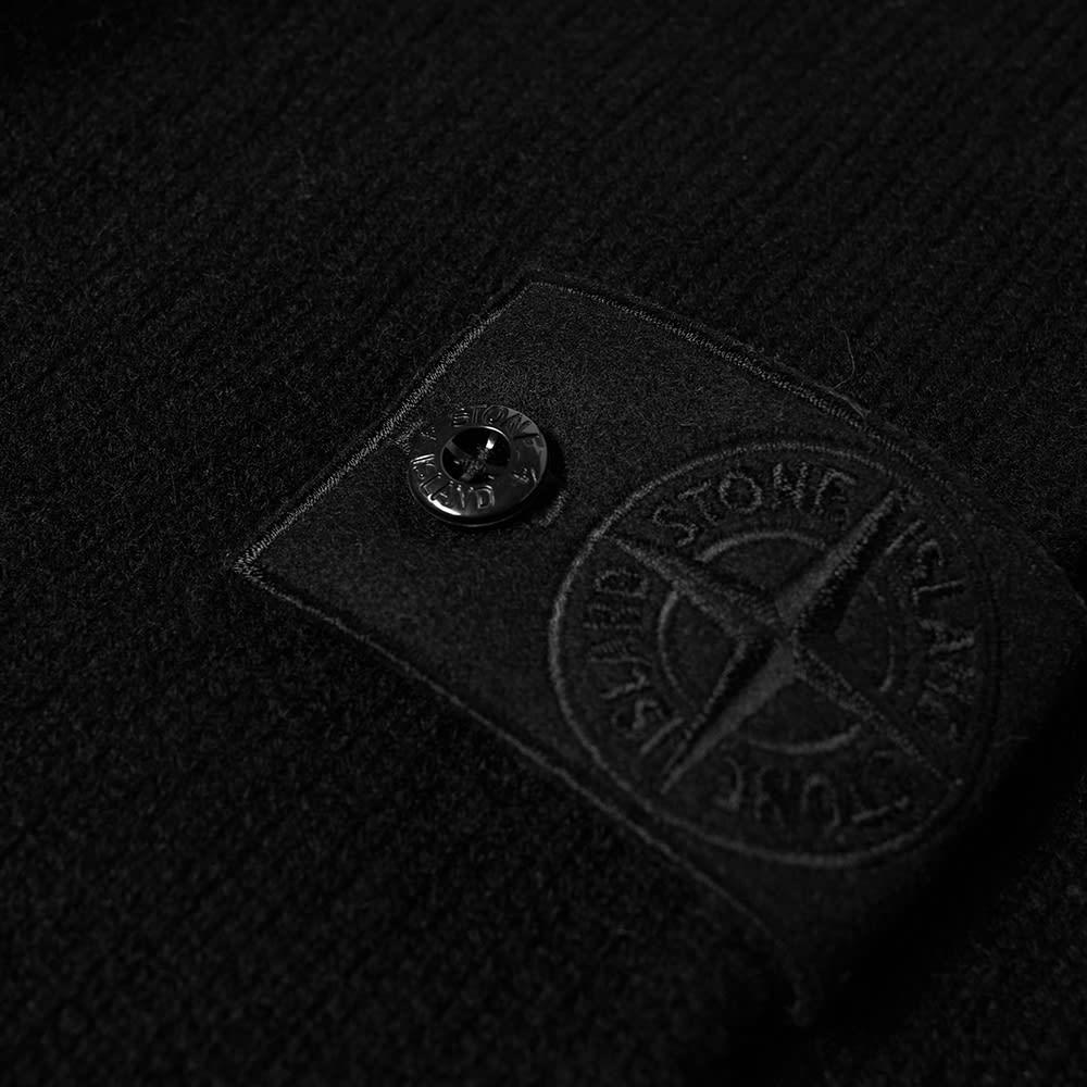 Stone Island Ghost Crew Neck Knit in Black for Men | Lyst