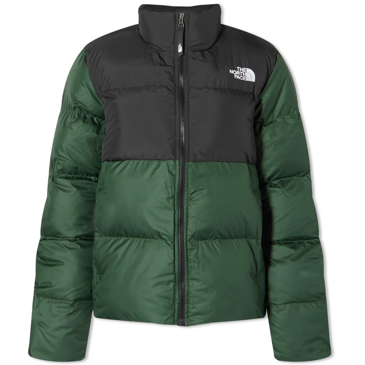 The north face saikuru puffer jacket in night green hotsell