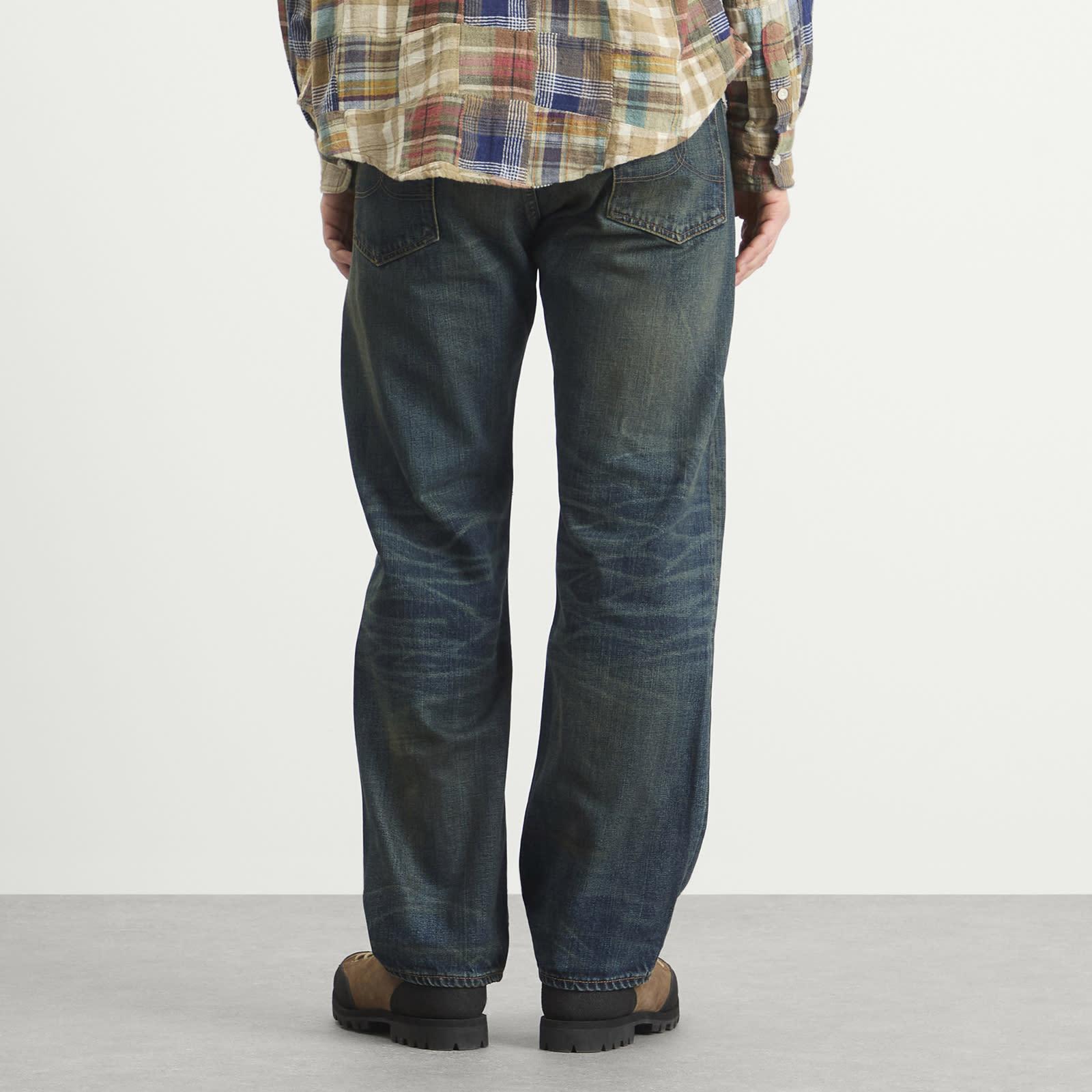 RRL Vintage Fit East West Selvedge Denim Jeans in Blue for Men | Lyst