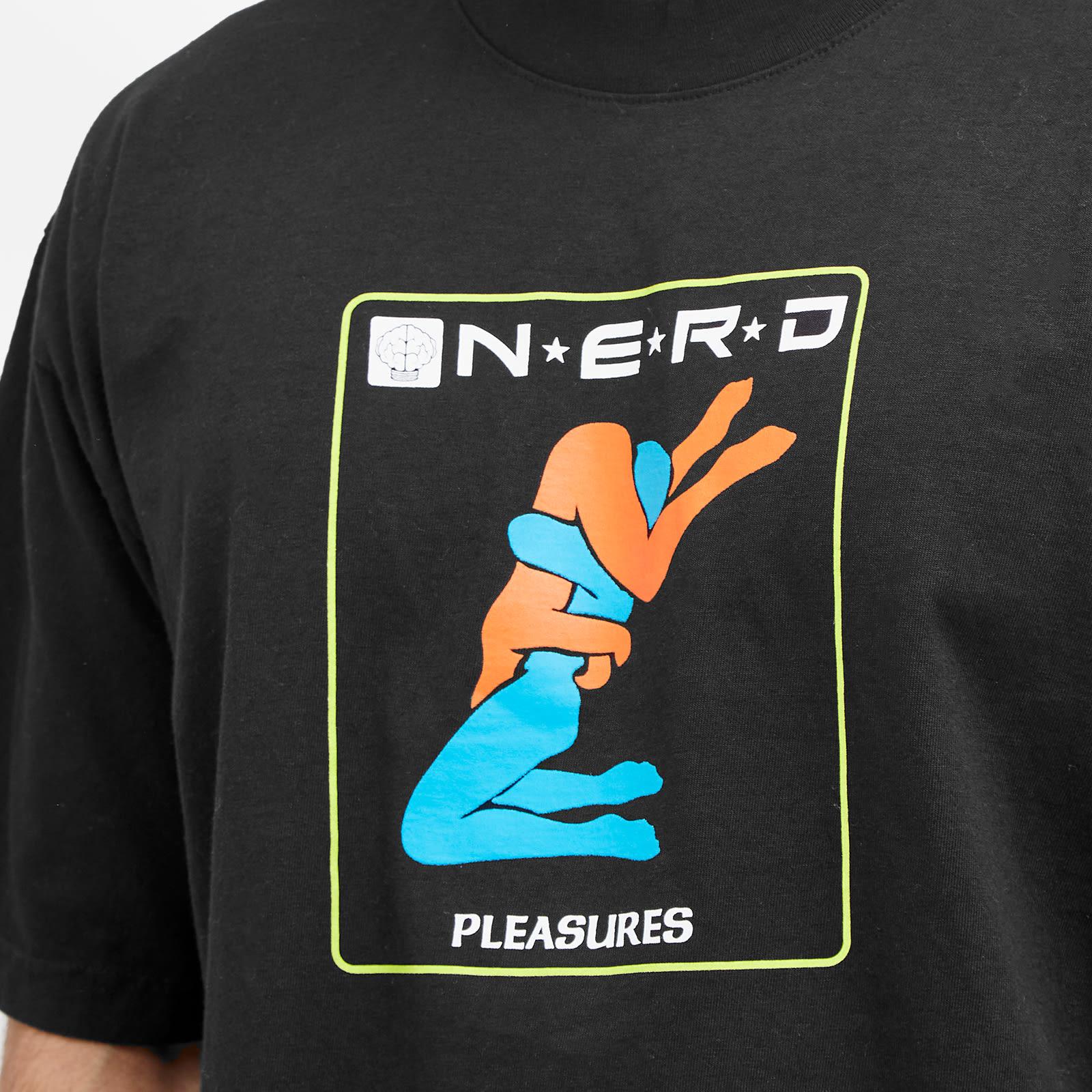 【PLEASURES】 N.E.R.D. X PLEASURES PROVIDER T-SHIRT Black Pleasures N.E.R.D. Provider T-Shirt 'Black'
