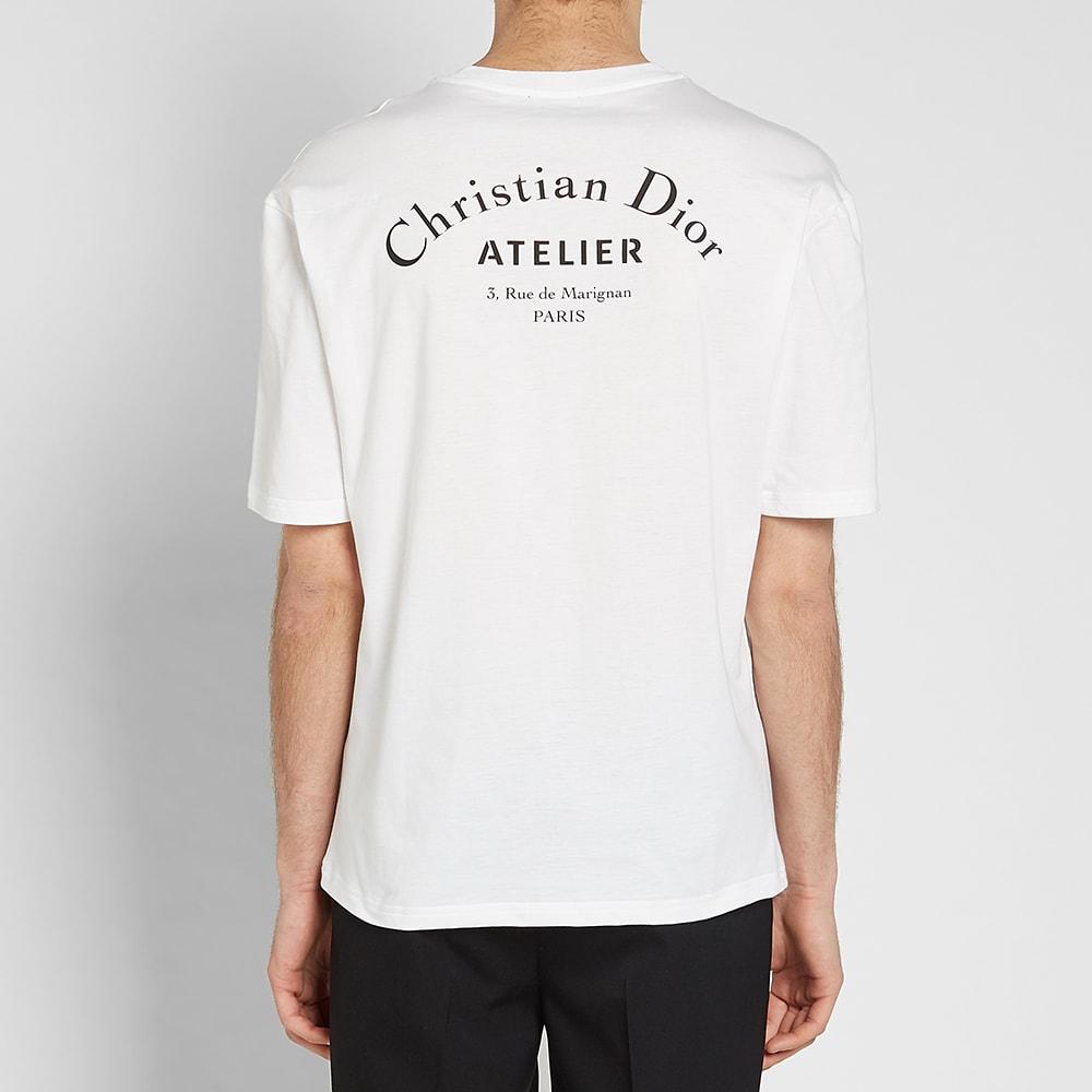 Dior Homme Cotton Atelier Tee in White for Men - Lyst