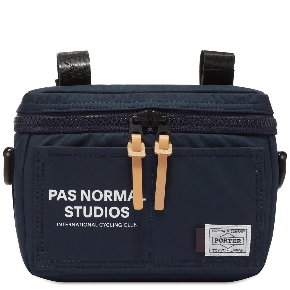 Pas Normal Studios X Porter Yoshida Handlebar Bag in Blue Pas Normal Studios X Porter Yoshida Handlebar Bag in Blue