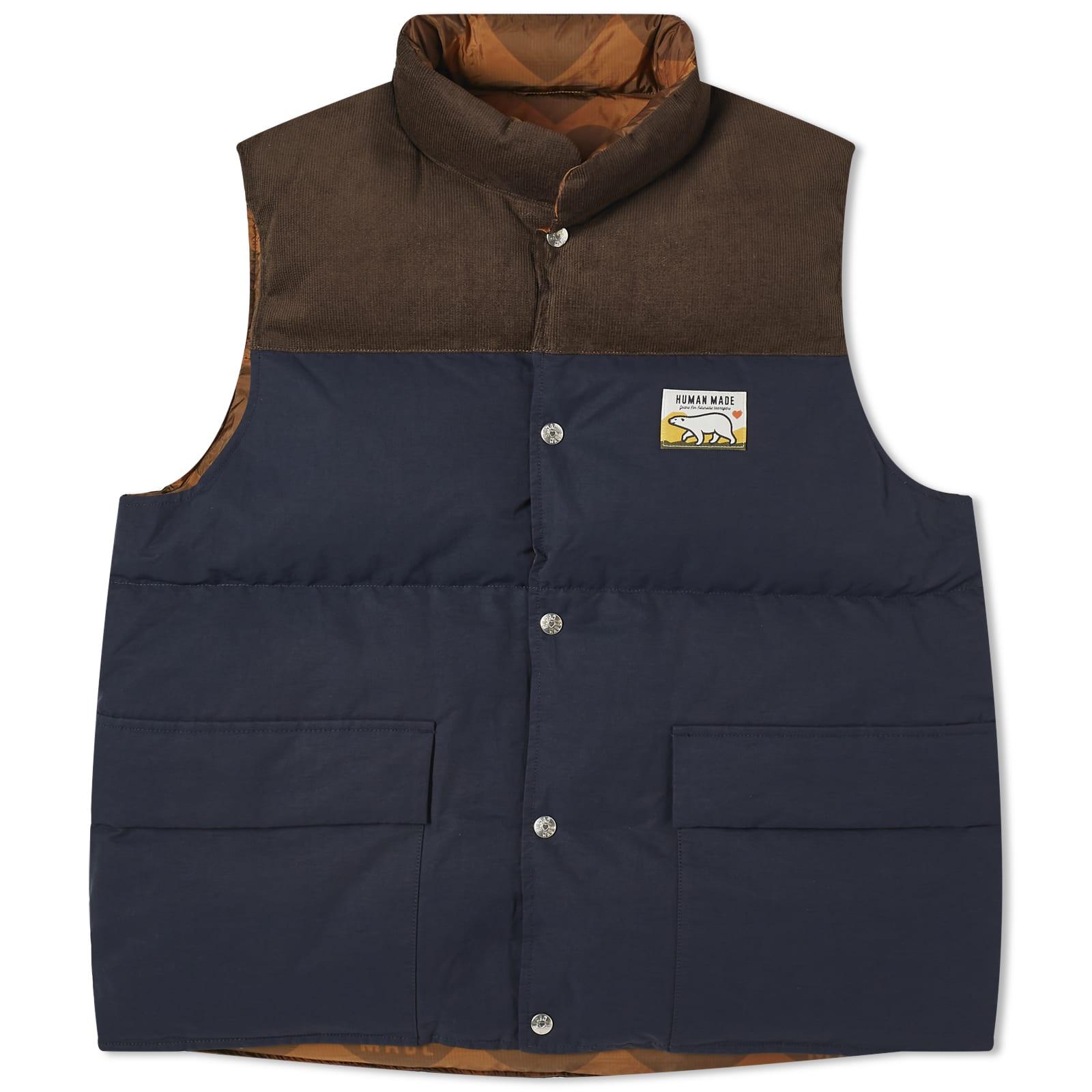 Human Made Reversible Down Vest in Blue for Men | Lyst