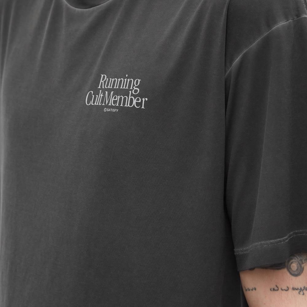 Satisfy Auralite Running Cult Member T-shirt in Black for