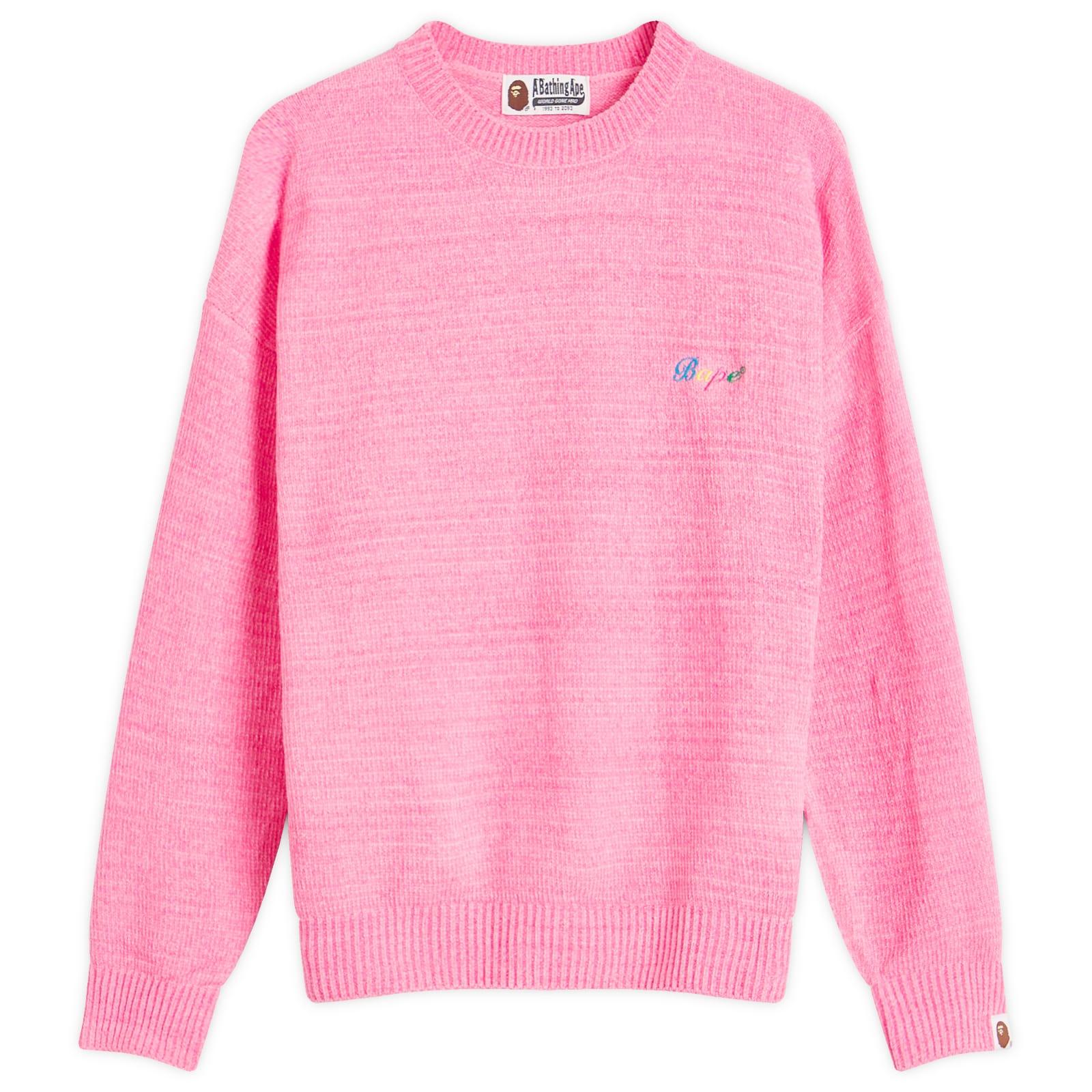 Pink bape jumper sale