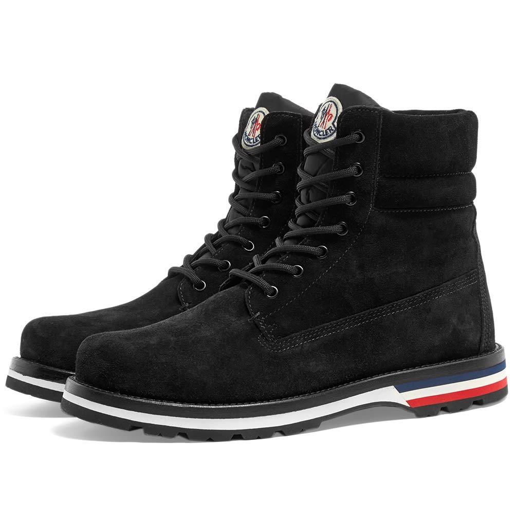 Moncler Suede Vancouver Hiking Boot in Black for Men - Lyst