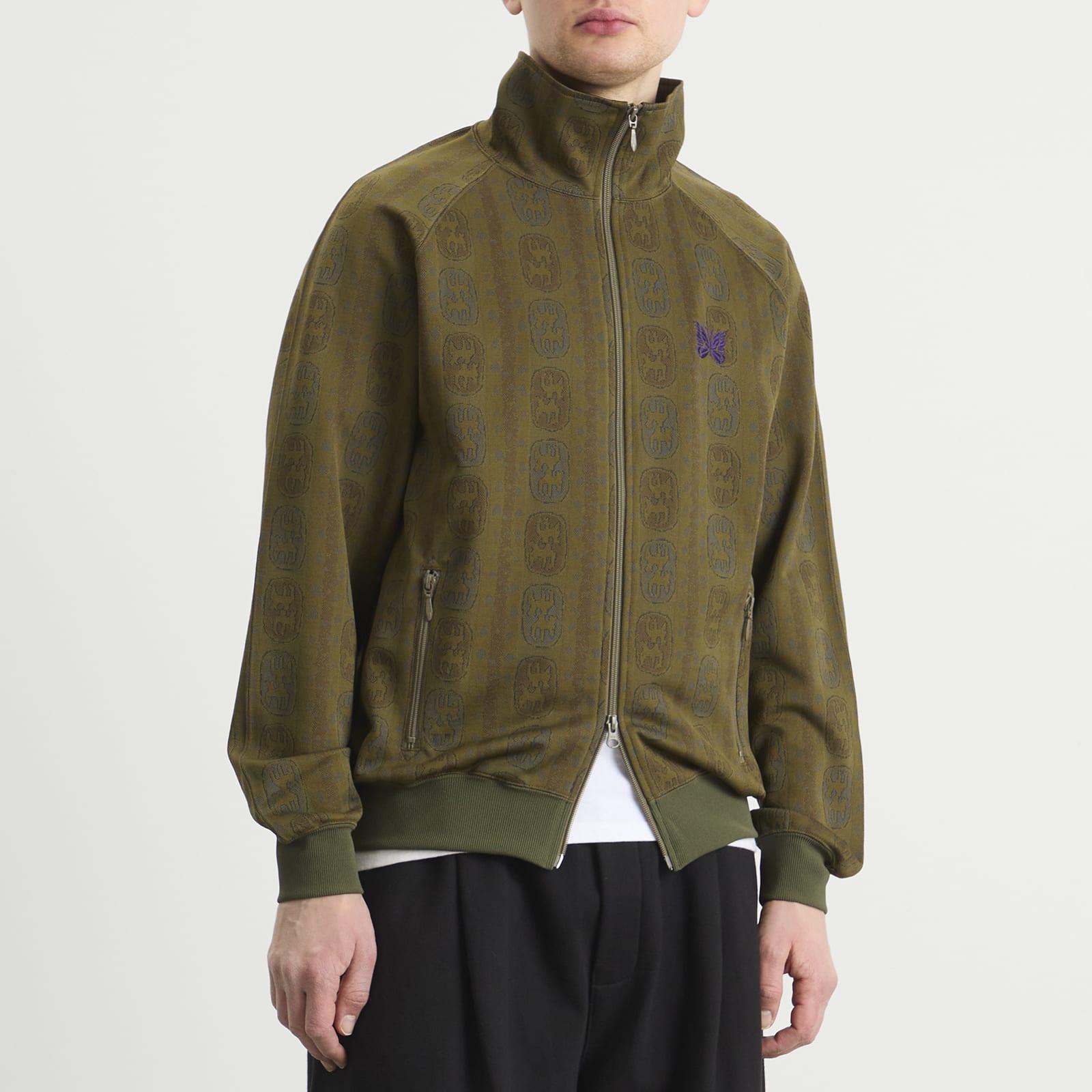 Needles Poly Jacquard Track Jacket in Green for Men | Lyst Canada
