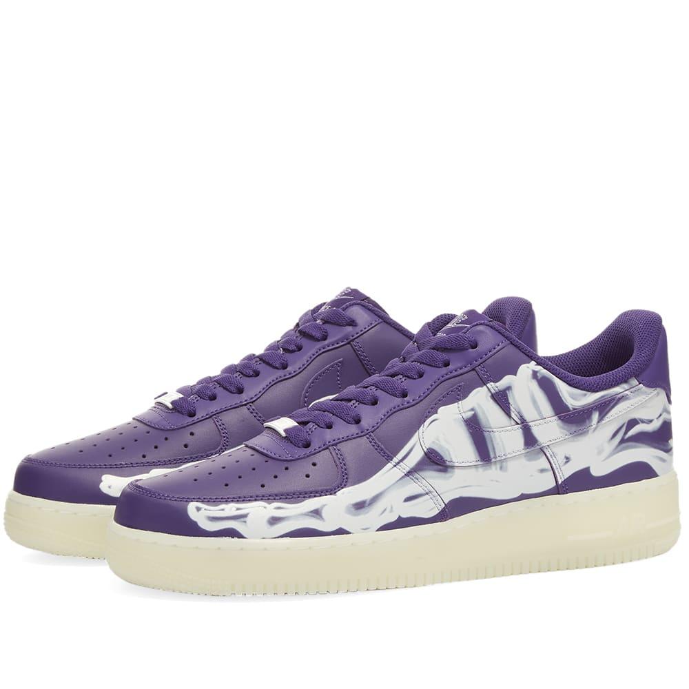 Nike Air Force 1 '07 Skeleton in Purple | Lyst