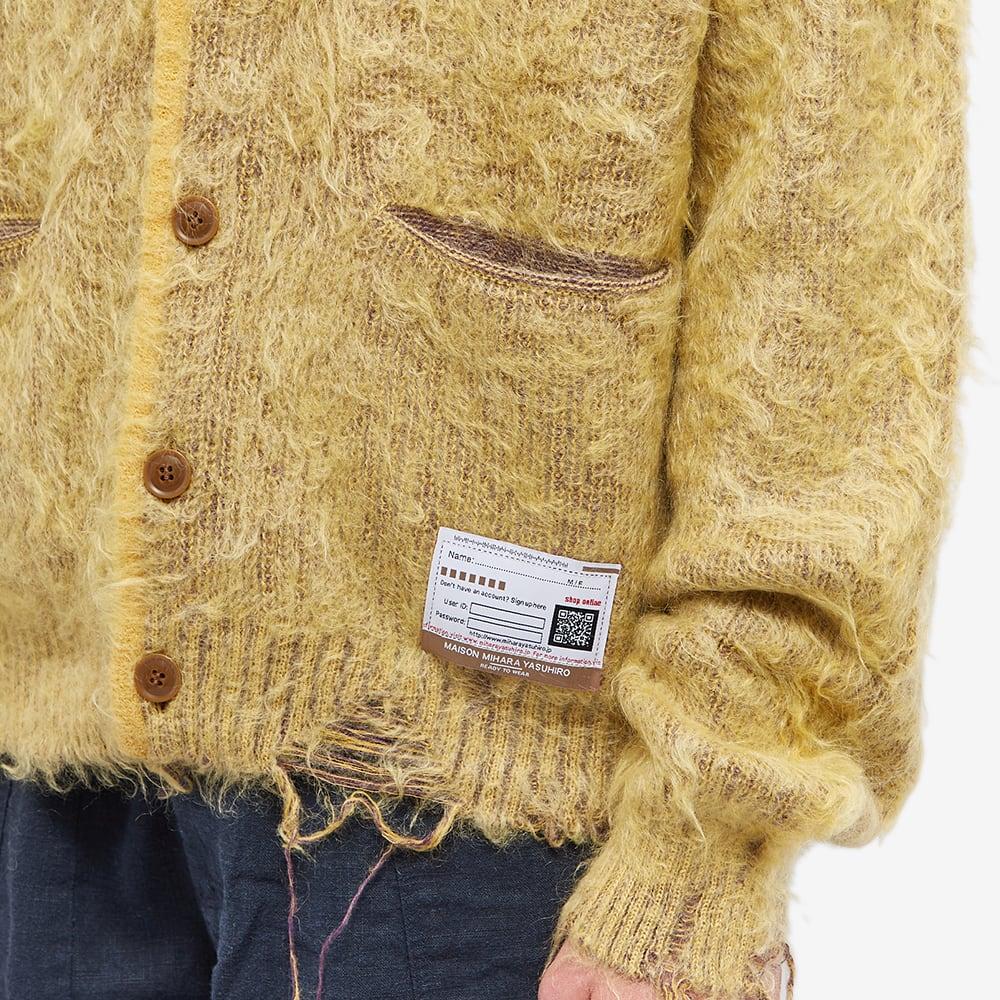 Maison Mihara Yasuhiro Brushed Knit Cardigan in Yellow for Men | Lyst