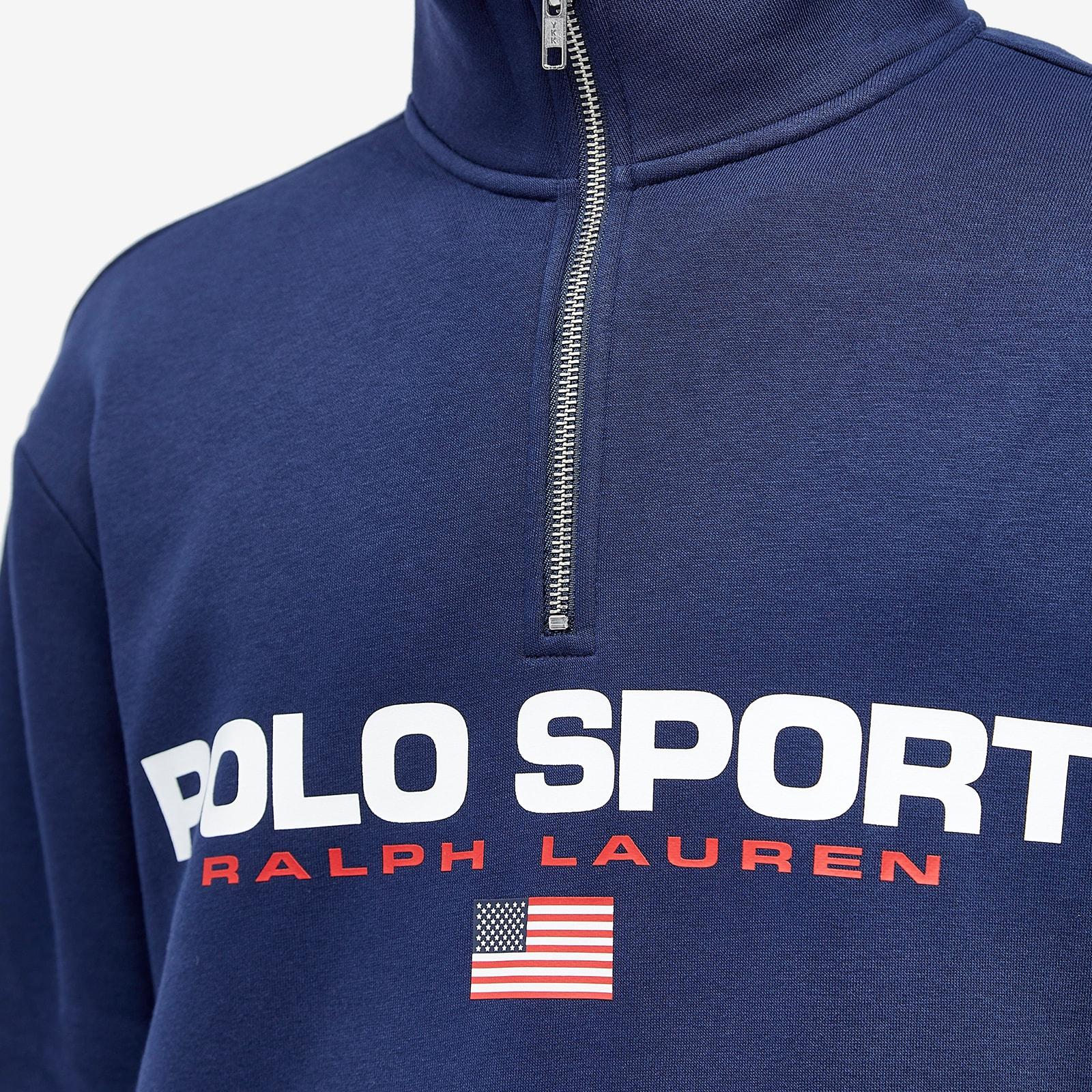 Polo Ralph Lauren Polo Sport Quarter Zip Sweat in Blue for Men | Lyst