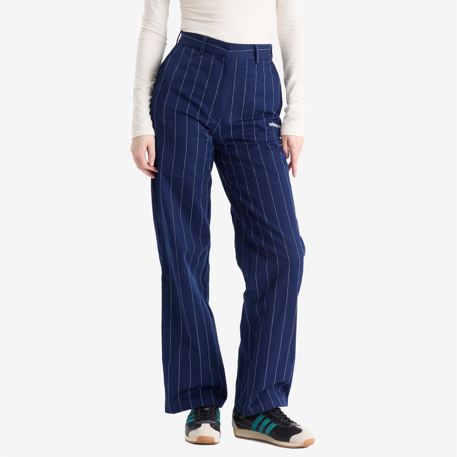 adidas Pinstripe Pants in Blue | Lyst