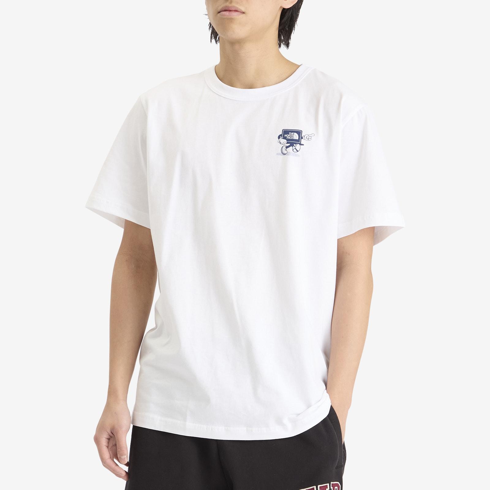 The North Face Out Of Office Graphic T-Shirt in White for