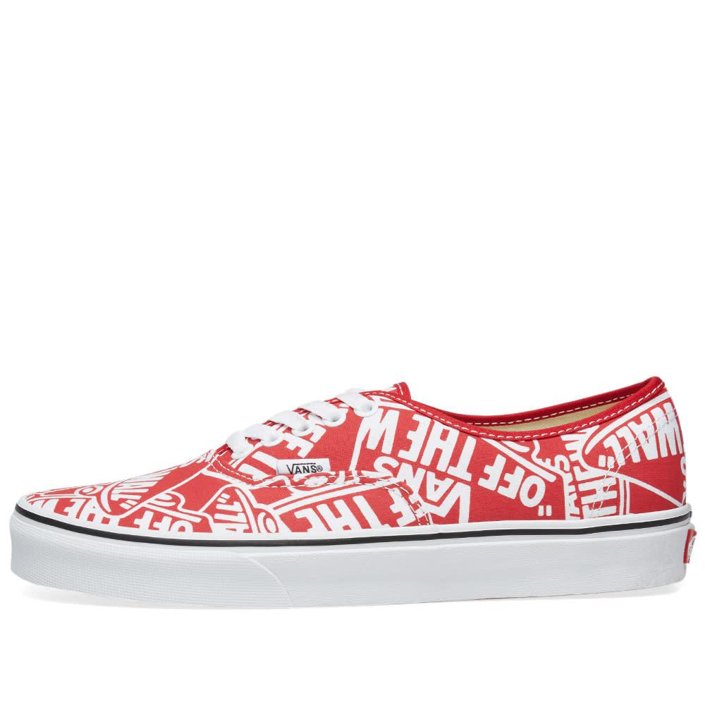 vans red off the wall