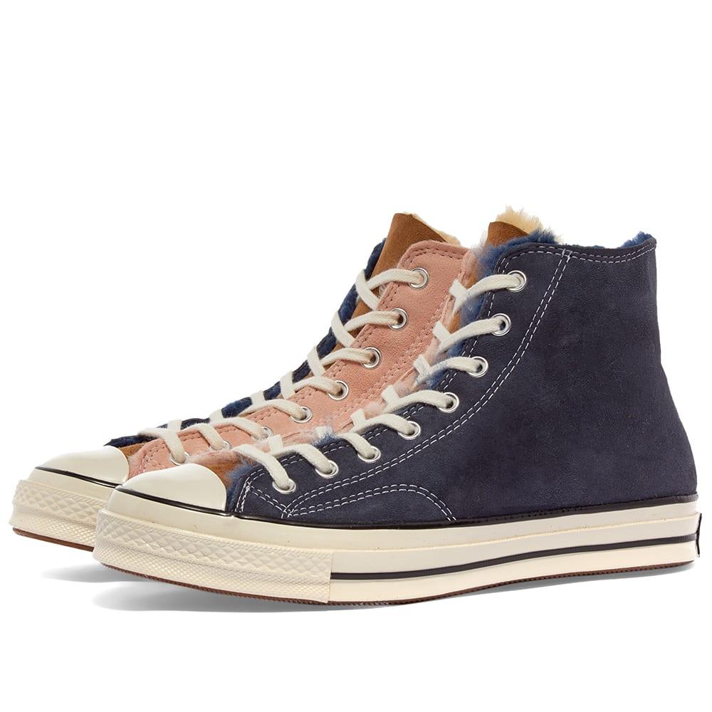 Converse Fur Chuck 70 Hi in Blue for Men - Lyst