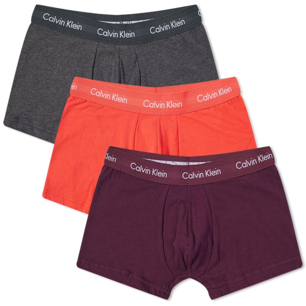 Calvin Klein Ck Underwear Low Rise Trunk in Red for Men | Lyst