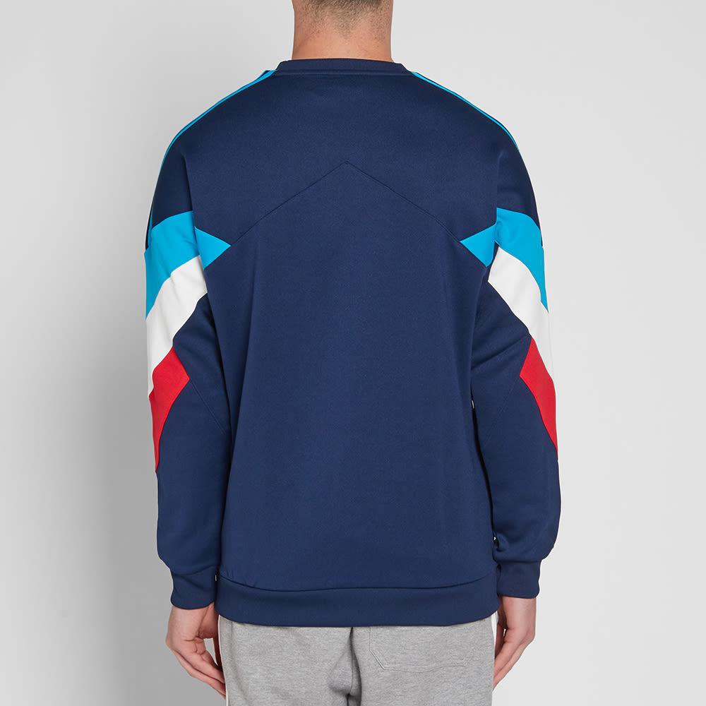 adidas Synthetic Palmeston Navy Crew Neck Sweatshirt in Blue for Men - Lyst