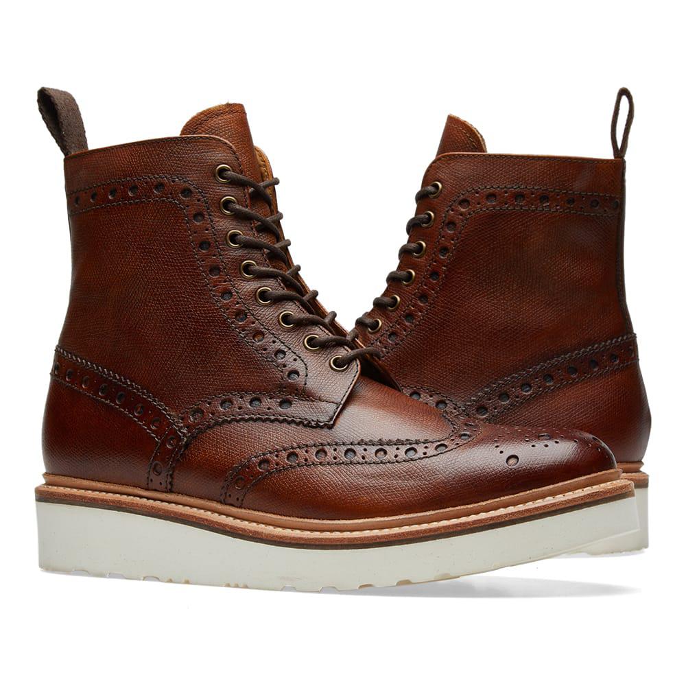 grenson fred v brogue boot