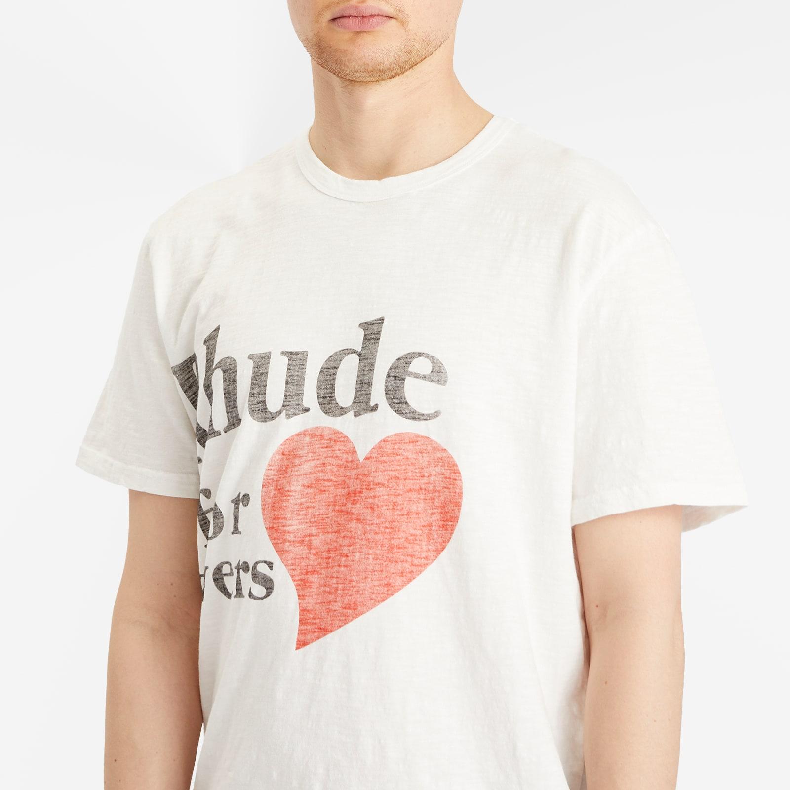 Rhude Lovers Short Sleeve T-Shirt in White for Men | Lyst UK