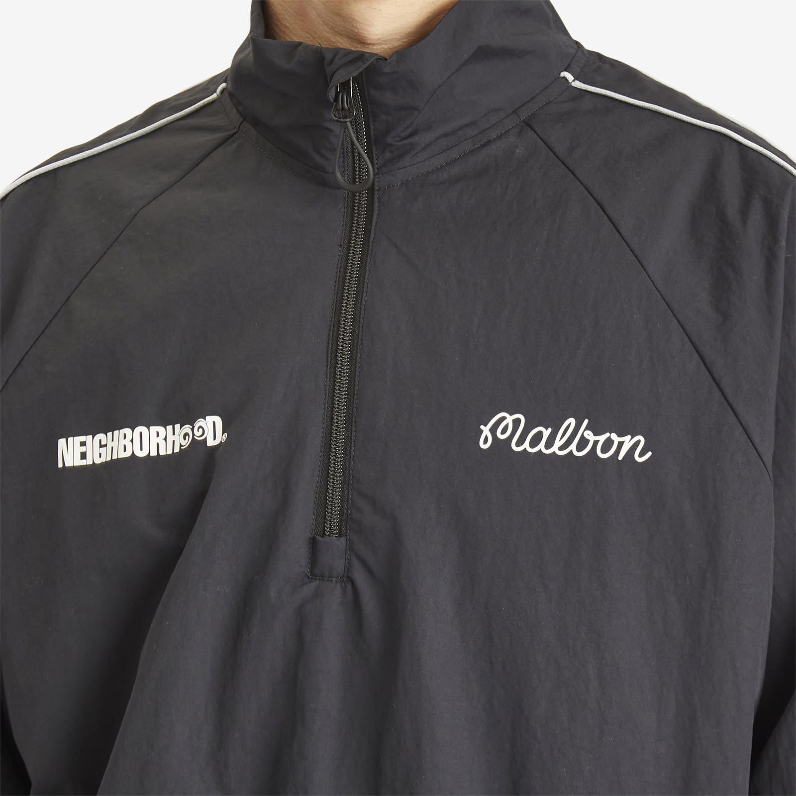 メンズウェア NEIGHBORHOOD X MALBON QUARTER ZIP JACKET Neighborhood Men's x Malbon Golf Quarter Zip Jacket in Black